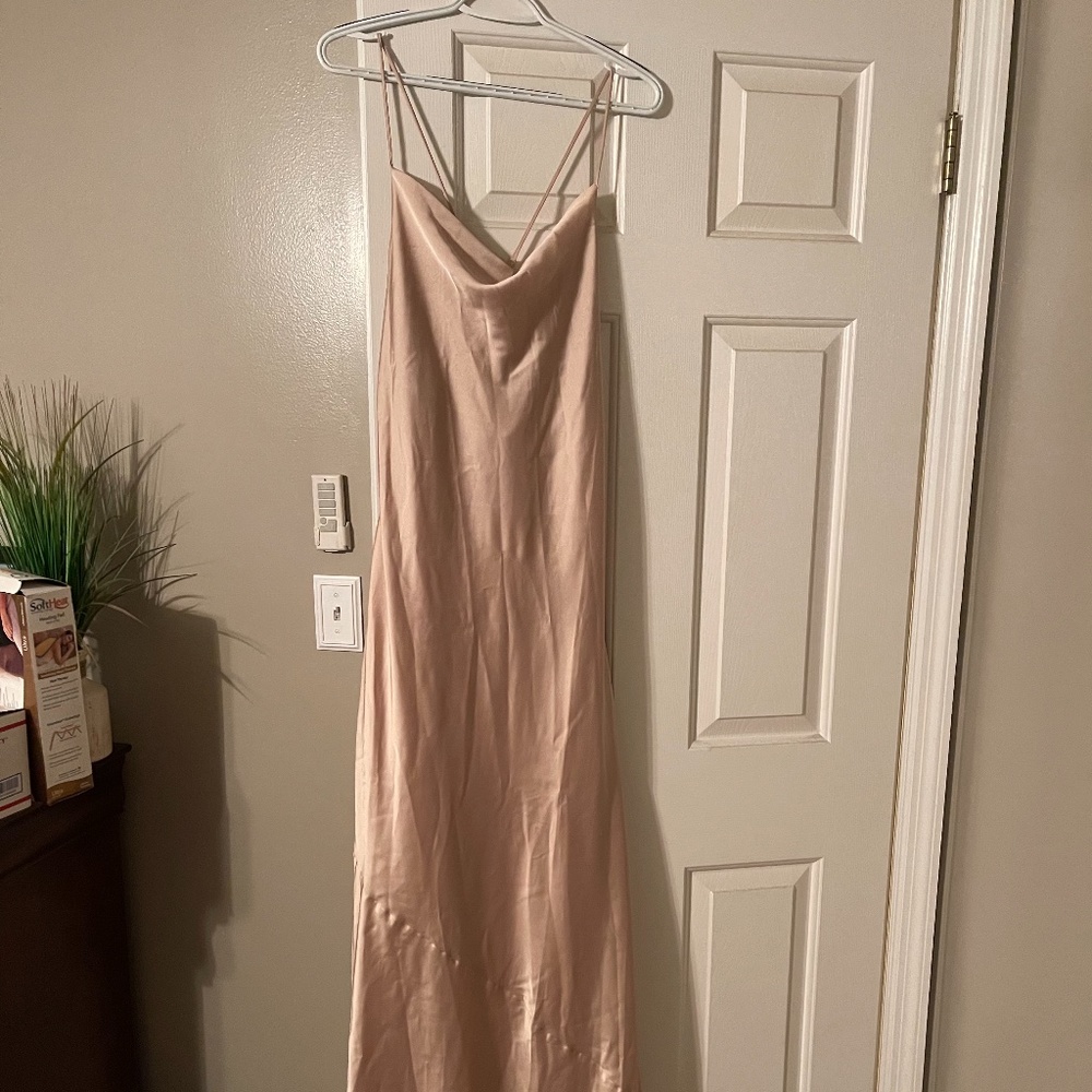 NWT Sz L Tuscany Maxi Slip Dress show me your mumu